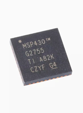 全新原装 MSP430G2755IRHA40R VQFN-40 16位混合信号微控制器-MCU