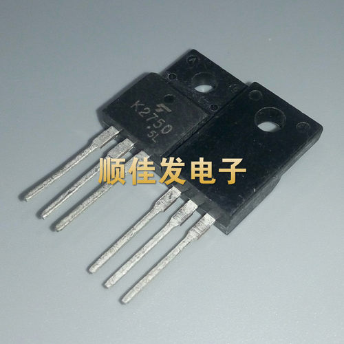 2SK2750 K2750 TO-220F塑封 MOS管 3.5A/600V 现货可直拍 散新5个
