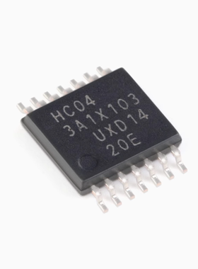 原装正品 74HC04PW,118 TSSOP-14 六路反相器 贴片逻辑芯片 10个