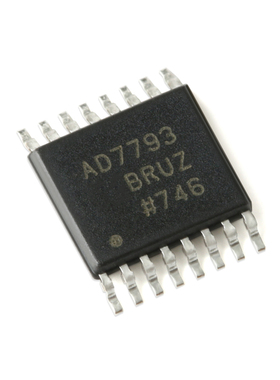 原装正品 AD7793BRUZ-REEL TSSOP-16 24位 模数转换器(ADC)