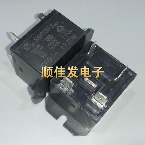 三友继电器SFD-112DM一组常开4脚30A250VAC 替代HF37F-012-1H