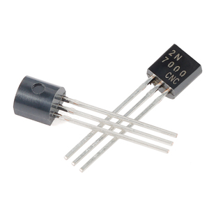 原装 N沟道 MOSFET场效应管 10个 200mA 直插TO 2N7000 正品 60V