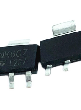 1NK60Z全新STN1NK60Z进口场效应MOS管0.3A 600V三极管贴片SOT223