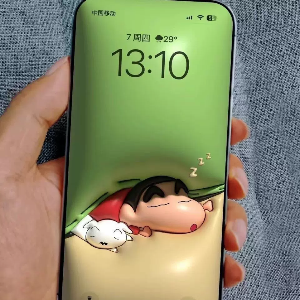 蜡笔小新 膨胀3d壁纸50张 4K超清iPhone苹果手机壁纸卡通动漫