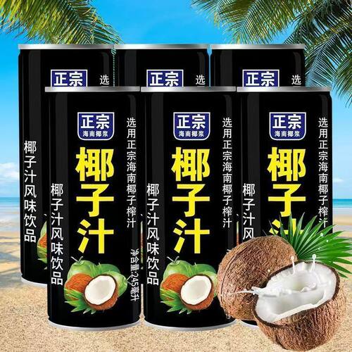 椰子汁生榨聚餐休闲饮料批发海南果汁营养礼盒装