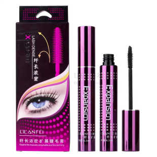 丽兰妃纤长浓密扩展睫毛膏软质硅胶刷头防水防汗不晕染不脱妆 包邮
