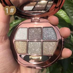 维妮小熊六色钻石闪亮魅惑眼影ins超火珠光哑光大地色超闪亮晶晶