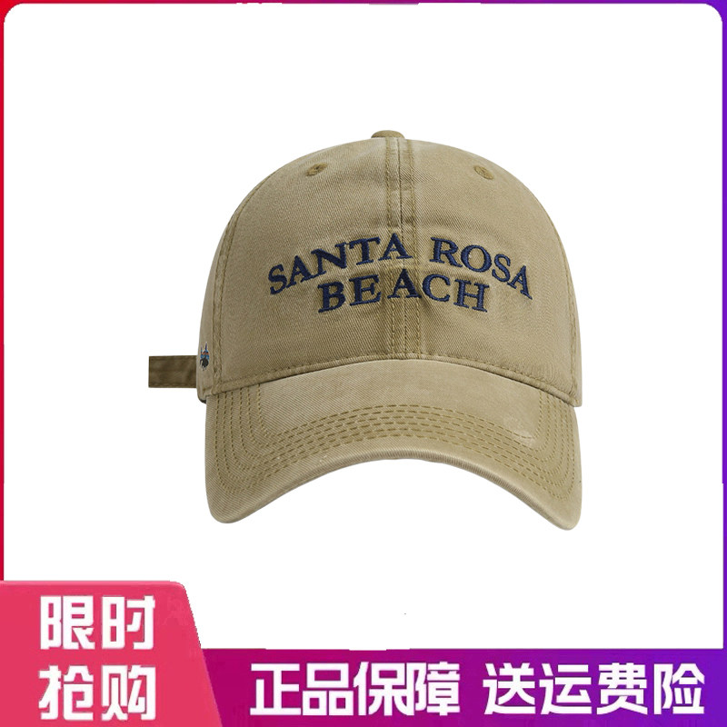 户外帽子潮牌英文字母刺绣棒球帽女大头围休息百搭个性遮阳鸭舌帽