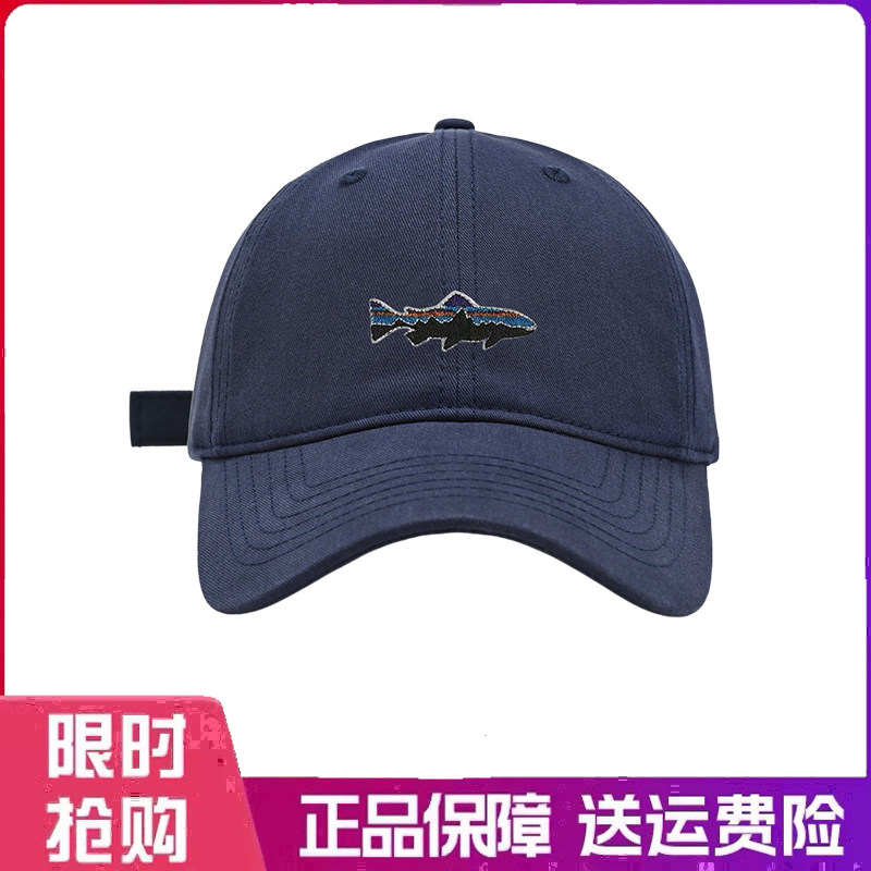 户外帽子潮流软顶复古简约棒球帽男女四季百搭弯檐运动休闲鸭舌帽
