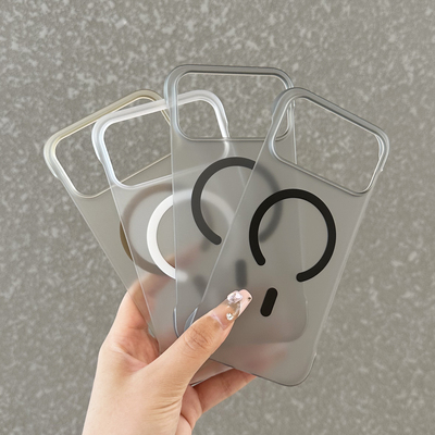 苹果17promaxPC磨砂半包手机壳