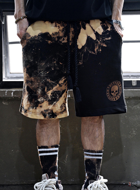 韩国代购BYTHER Kustom LAB纯棉抽绳短裤24夏男士宽松个性五分裤