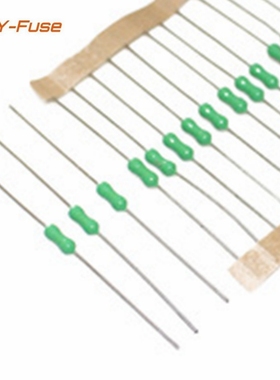 电阻式保险丝 250V 125V F160MA 0.16A绿色快断 直插 力特FUSE