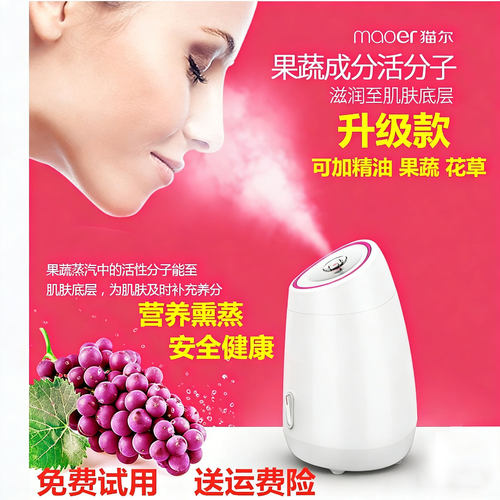 家用热喷补水保湿便携蒸脸仪