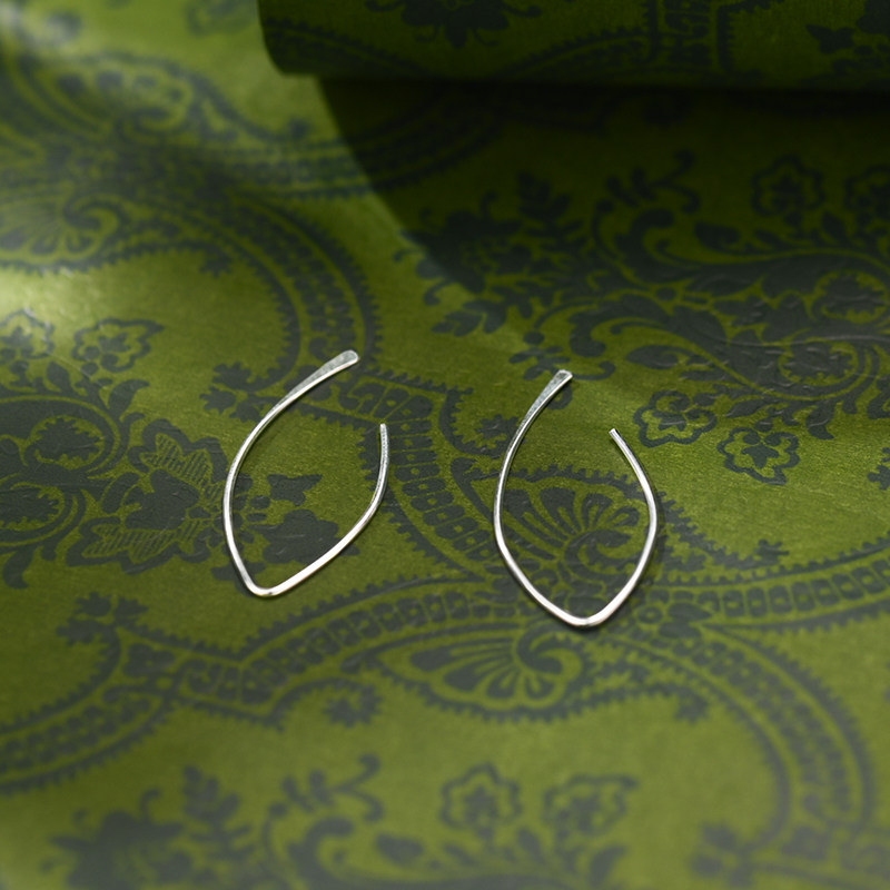足银999养耳洞耳饰女潮时尚气质U形线条耳线耳环高级感纯银耳钉,饰品/流行首饰/时尚饰品新,银饰耳饰,淘宝优惠券,粉丝福利购,淘宝优惠卷