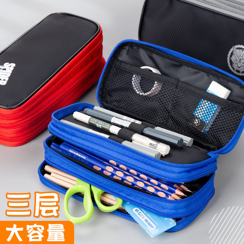 迪士尼多功能三层大容量笔袋 漫威学生文自留笔收纳笔盒现货属于什么档次？