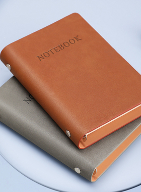 a7活页本随身携带口袋本便签本备忘录记事本笔记本本子小号可爱皮质随手记活页纸单词本迷你小本子线圈本