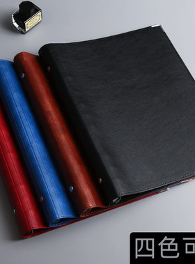 a4思维导图笔记本子可拆卸b5软皮康奈尔网格本空白内芯手绘本横线记事本竖款大号活页本高效学习读书笔记本