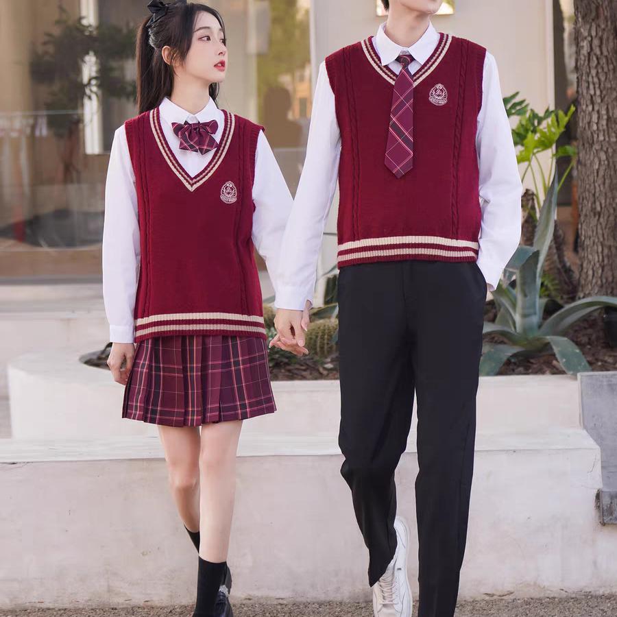 【出租】JK马甲背心大合唱运动会演出表演校服套装班服中学生高中图片