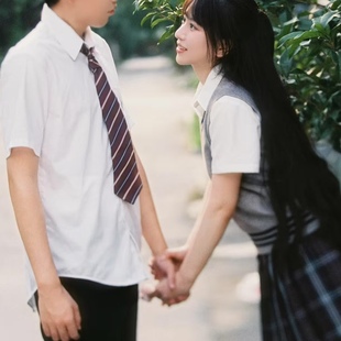 【出租】JK制服情侣DK男生毛衣樱花学生日系衬衫写真西装套装租赁