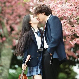 【出租】JK制服情侣DK男生樱花学生日系衬衫写真西装套装租赁