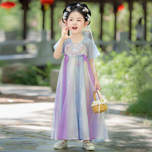女童汉服2026新款夏季薄款襦裙