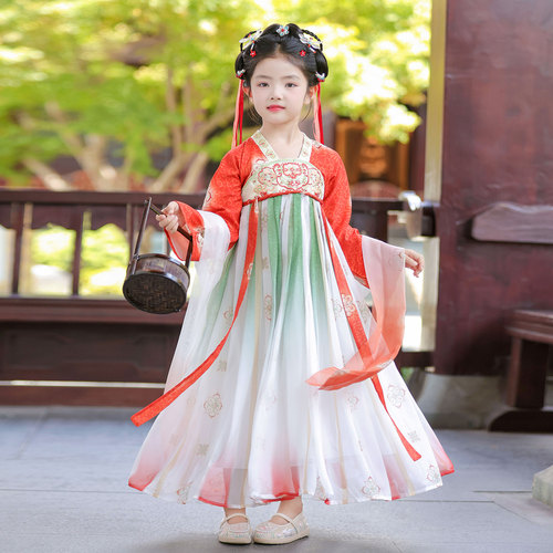 2026新款女童古风汉服襦裙春夏