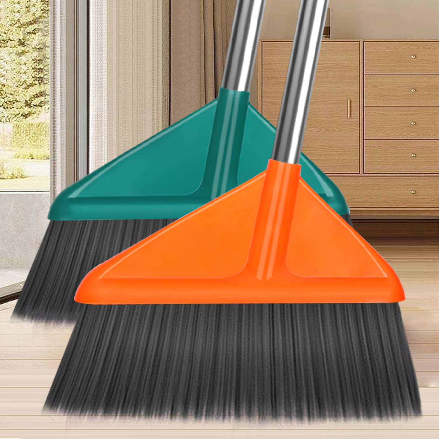 加长杆单个扫把家用软毛扫地笤帚