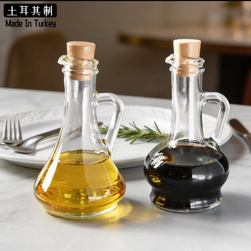 土耳其进口玻璃油醋瓶调料瓶