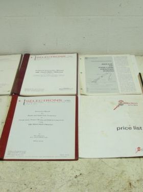 (7) VINTAGE 1970'S SELECTRON INSECTION PRICE REPAIR TECHNICA