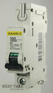 SQO106EB6 Square D Qwikline II - SQO106EB6 - 6a Type B Singl