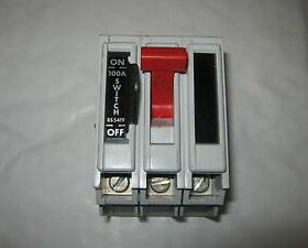 QO3-100M SQUARE D QO3-100M 100 AMP 3 POLE MAIN SWITCH DISCON