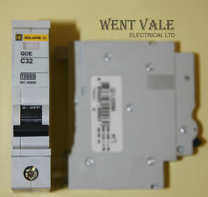 QO132EC10 Square D Qwikline II - QO132EC10 - 32a Type C Sing