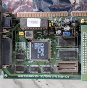 NUM FTP 40 CNC控制PCB  -  PCA-6653 FLATPANELCRT VGA卡ADVANTE