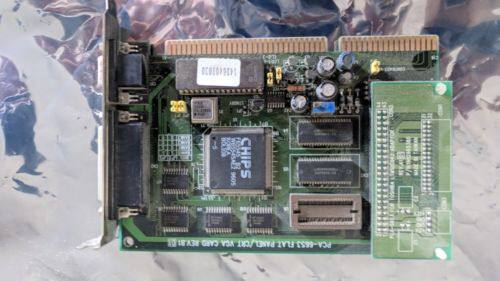 NUM FTP 40 CNC控制PCB  -  PCA-6653 FLATPANELCRT VGA卡ADVANTE