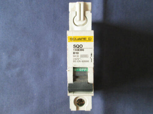 SQO 110EB6 SQUARE D SQO 110EB6 B10 AMP 6000 SP MCB CIRCUIT B