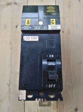 Square D FA26100AC 100 Amps 2 Poles 600 Volts Circuit Breake