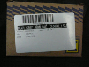 GFI AMP BREAKER QOB120GFI CIRCUIT SQUARE