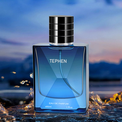 TEPHEN/特芬50ml海岸清晨蔚蓝男士香水持久淡香木质调气质海洋调