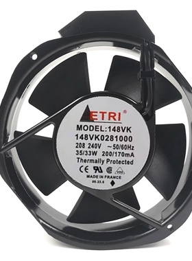 原装ETRI 148VK0281000 电机208-240V 148VK 17238变频器散热风扇