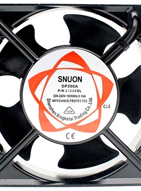 DP200AP/N2123XSL/HSL/XBL/HBL控制机柜冷却风机220V建准散热风扇