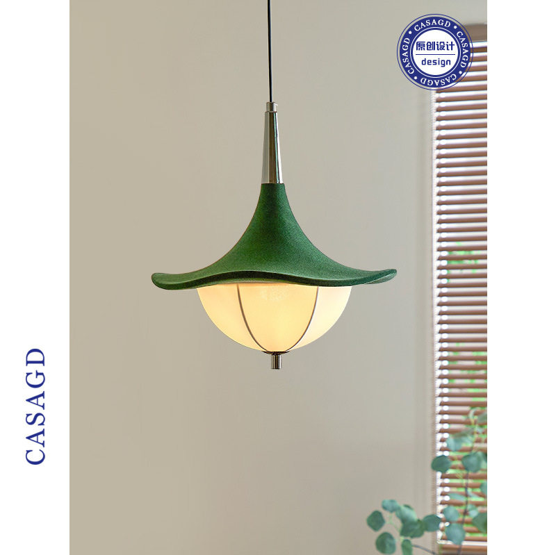 【一帘青叙】复古布艺餐厅吊灯原创法式草帽飞碟吧台餐桌灯casagd,家装灯饰光源,卧室/书房吊灯,淘宝优惠券,粉丝福利购,淘宝优惠卷