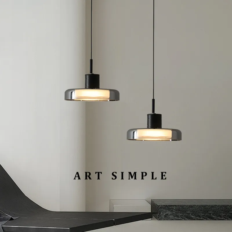 卧室床头吊灯高级感意式轻奢玄关柜入户灯吧台背景墙吊线灯可升降,家装灯饰光源,智能吊灯,淘宝优惠券,粉丝福利购,淘宝优惠卷