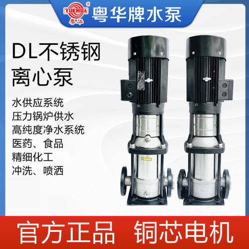 粤华DL64-20立式多级不锈钢泵