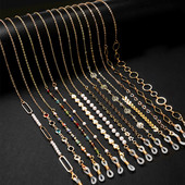 珍珠链条口罩挂链diy韩国挂脖装 眼镜链子女 饰链防丢挂绳ins明星款