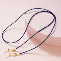 Japanese eyeglass chain necklaces, retro sun eye chain, emerald mask chain, lanyard, women's and men's sunglasses chain thumbnail 6