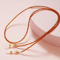 Japanese eyeglass chain necklaces, retro sun eye chain, emerald mask chain, lanyard, women's and men's sunglasses chain thumbnail 3