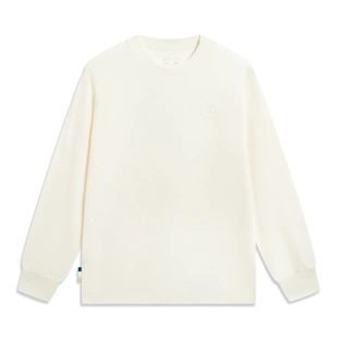 李宁2026新款男女同款冰感舒适吸湿排汗宽松长袖文化衫AHSW023