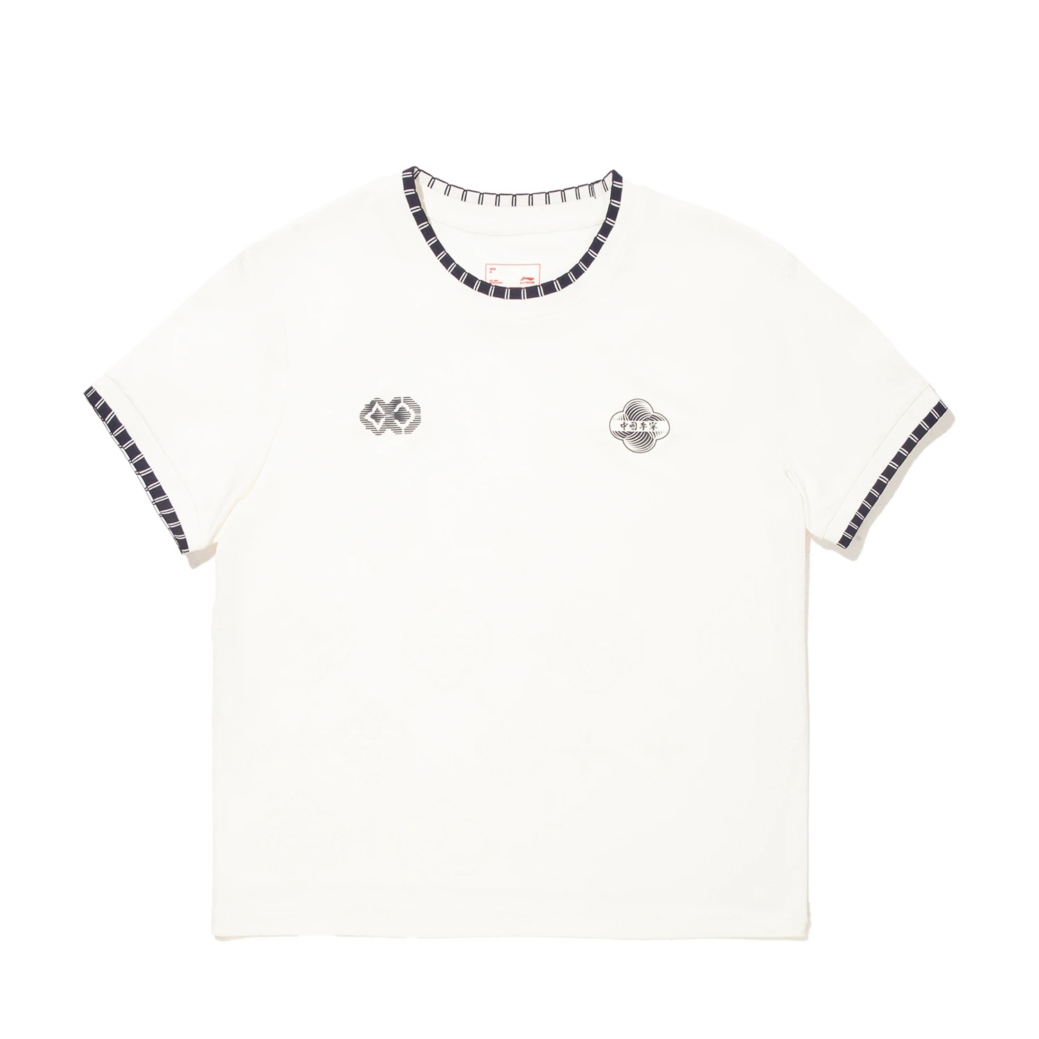 李宁2025夏季新款女子柔软亲肤宽松百搭圆领休闲运动短袖AHSV996