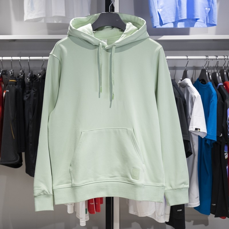 李宁男子连帽宽松套头卫衣