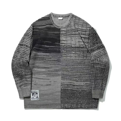 中国李宁Atticus Torre艺术家限定系列男子宽松套头编织衫AMBV419